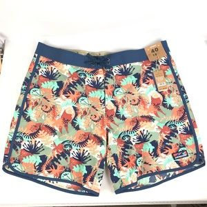 Patagonia scallop hem board shorts sz 40